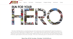Desktop Screenshot of herohalfmarathon.com